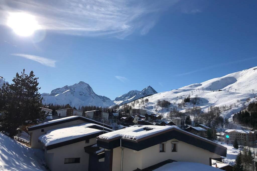 Petit Appartement Labellise Les 2 Alpes Residence Arc En Ciel Telesiege Petite Aiguille Les Deux Alpes Exteriér fotografie